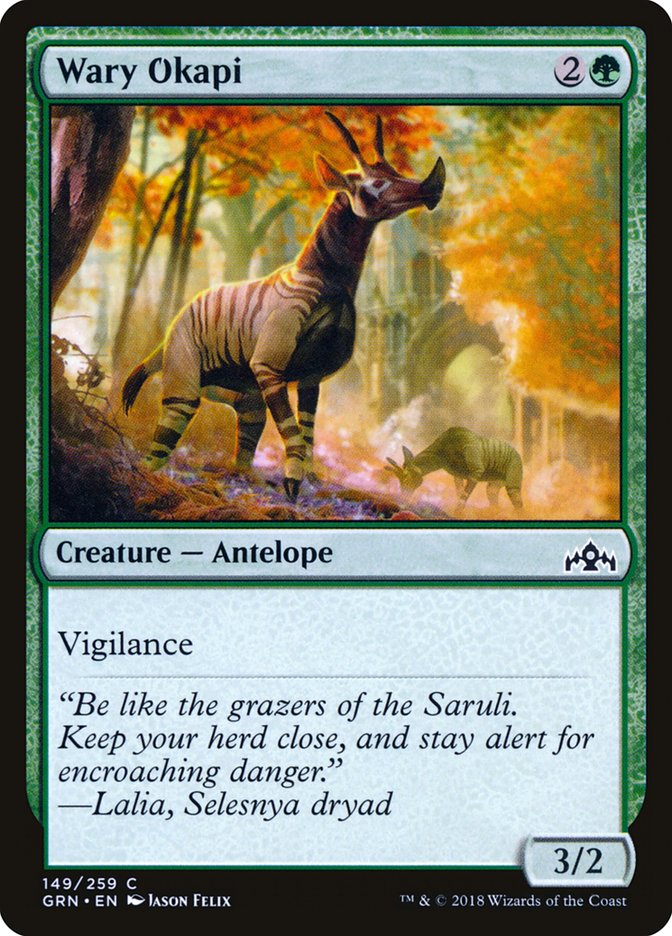 Wary Okapi [Guilds of Ravnica] | Anubis Games and Hobby