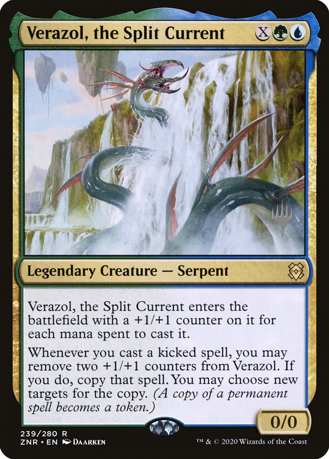 Verazol, the Split Current (Promo Pack) [Zendikar Rising Promos] | Anubis Games and Hobby