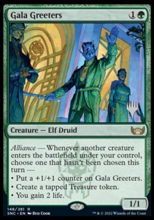 Gala Greeters (Promo Pack) [Streets of New Capenna Promos] | Anubis Games and Hobby