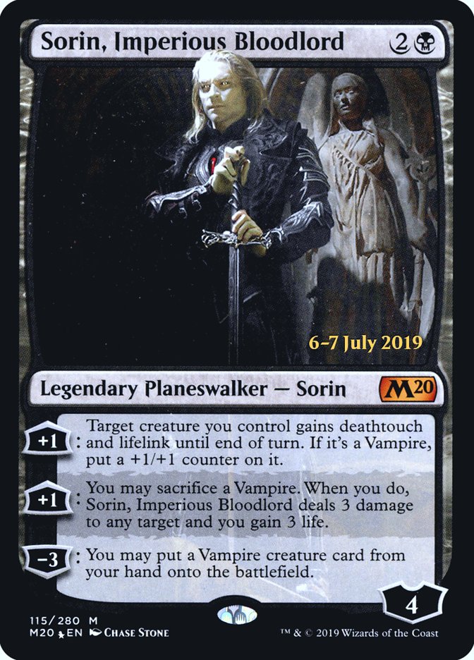 Sorin, Imperious Bloodlord [Core Set 2020 Prerelease Promos] | Anubis Games and Hobby