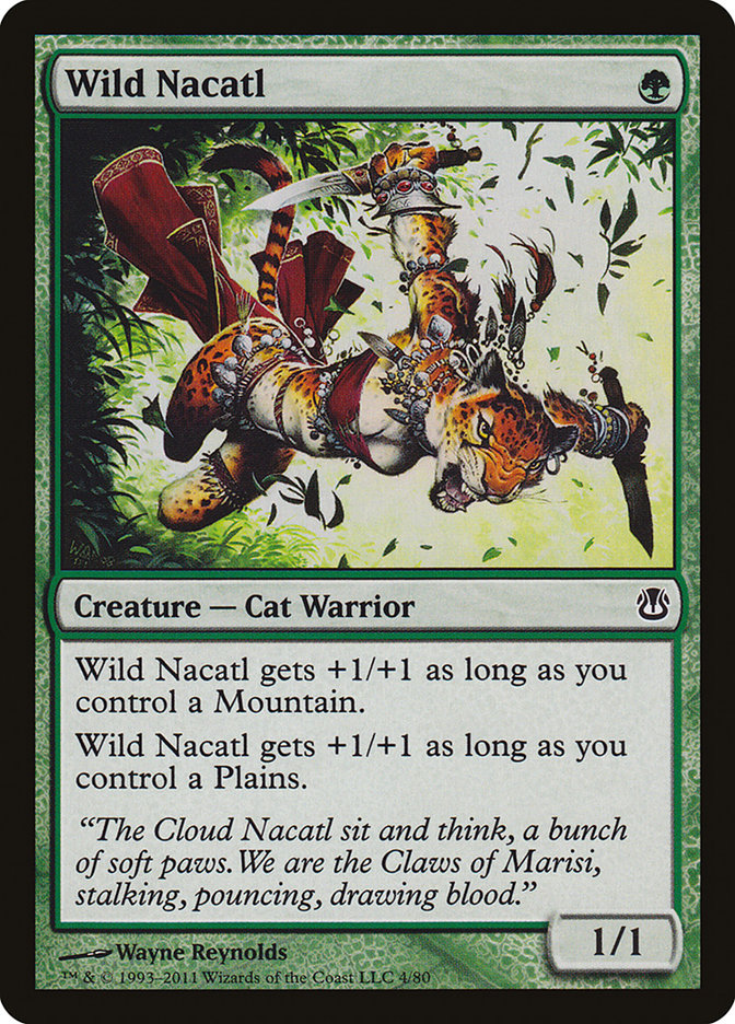 Wild Nacatl [Duel Decks: Ajani vs. Nicol Bolas] | Anubis Games and Hobby