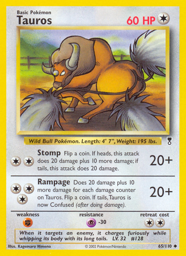 Tauros (65/110) [Legendary Collection] | Anubis Games and Hobby