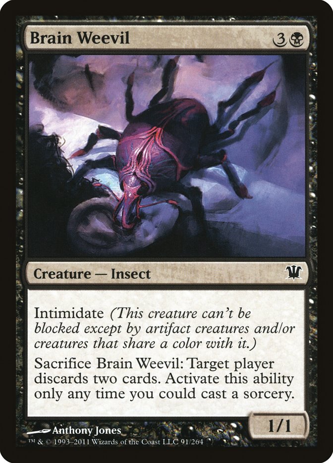 Brain Weevil [Innistrad] | Anubis Games and Hobby