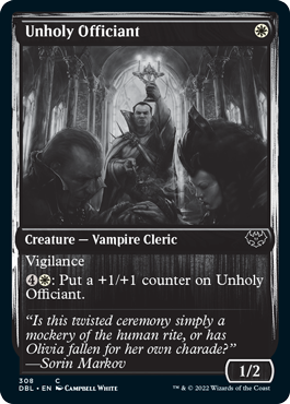 Unholy Officiant [Innistrad: Double Feature] | Anubis Games and Hobby