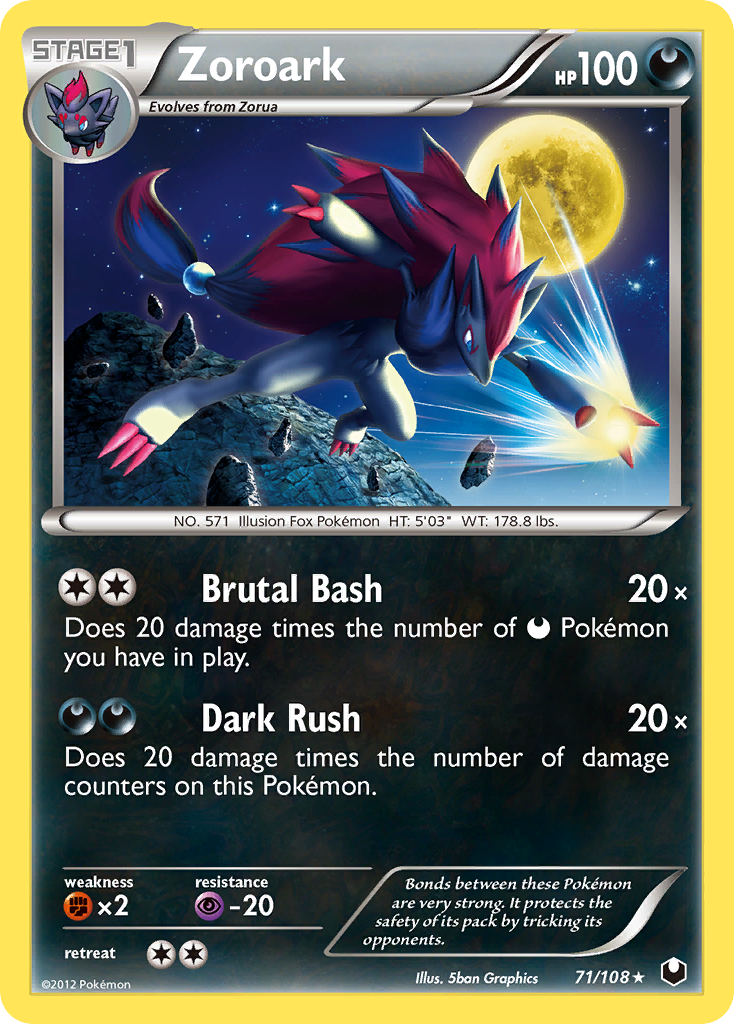 Zoroark (71/108) [Black & White: Dark Explorers] | Anubis Games and Hobby