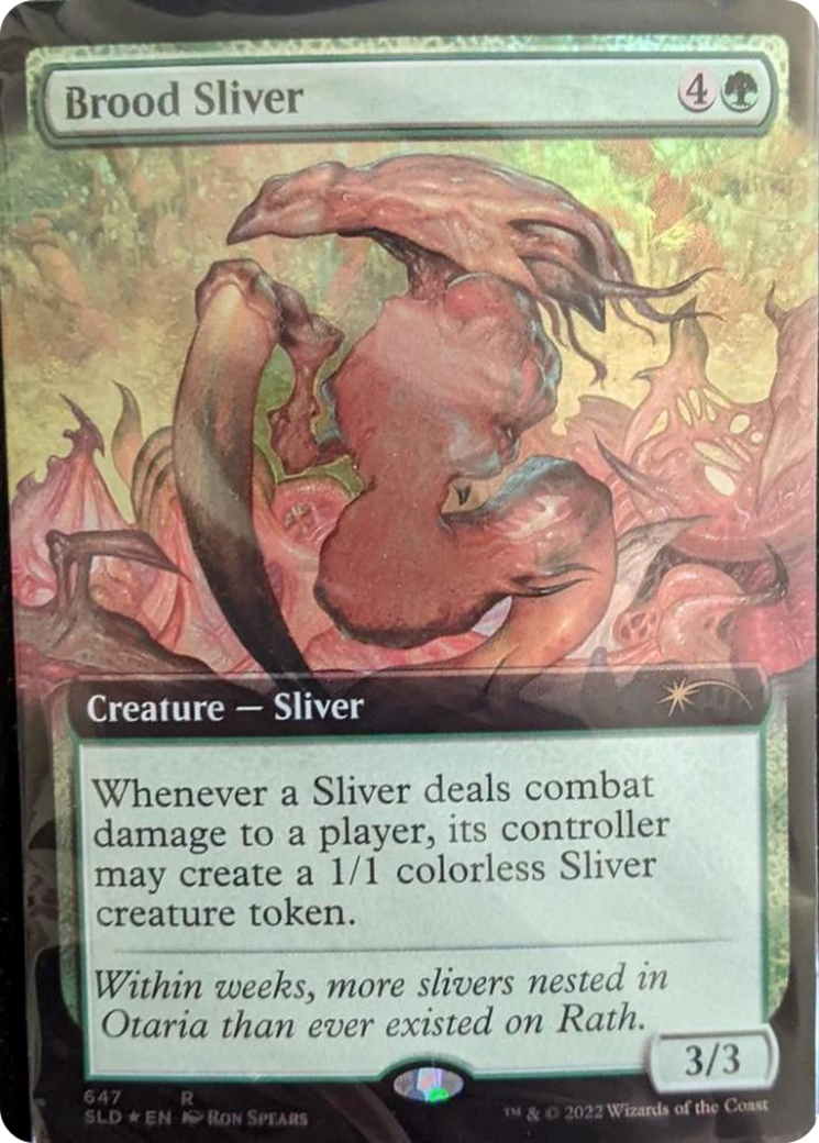 Brood Sliver (Extended Art) [Secret Lair Drop Promos] | Anubis Games and Hobby
