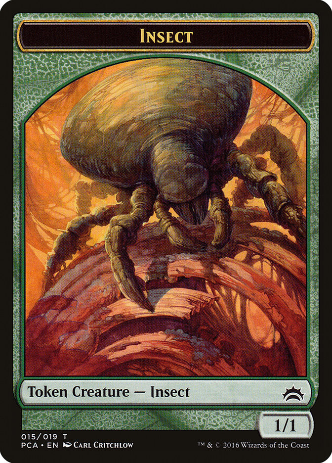 Insect Token [Planechase Anthology Tokens] | Anubis Games and Hobby
