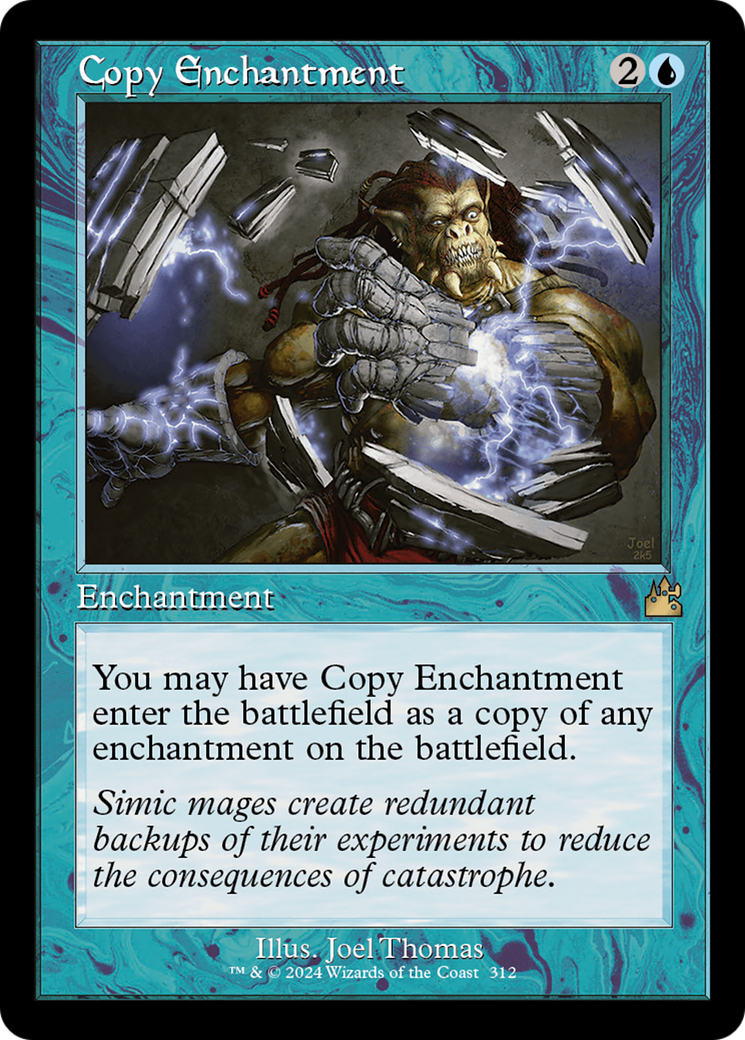 Copy Enchantment (Retro Frame) [Ravnica Remastered] | Anubis Games and Hobby