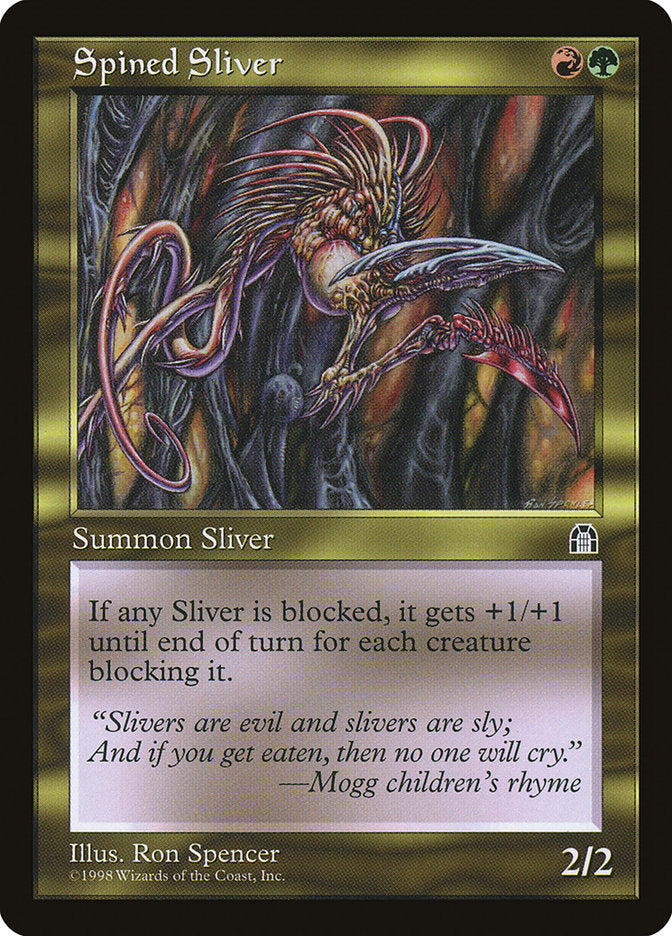 Spined Sliver [Stronghold] | Anubis Games and Hobby