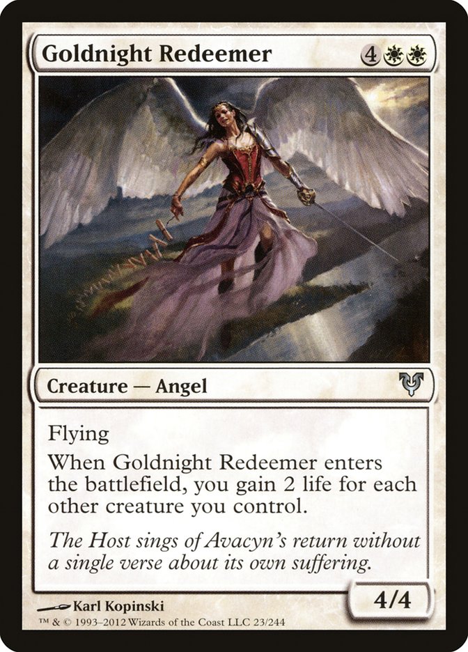 Goldnight Redeemer [Avacyn Restored] | Anubis Games and Hobby