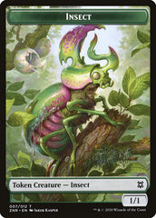 Cat Beast // Insect Double-Sided Token [Zendikar Rising Tokens] | Anubis Games and Hobby