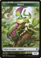 Cat // Insect Double-Sided Token [Zendikar Rising Tokens] | Anubis Games and Hobby