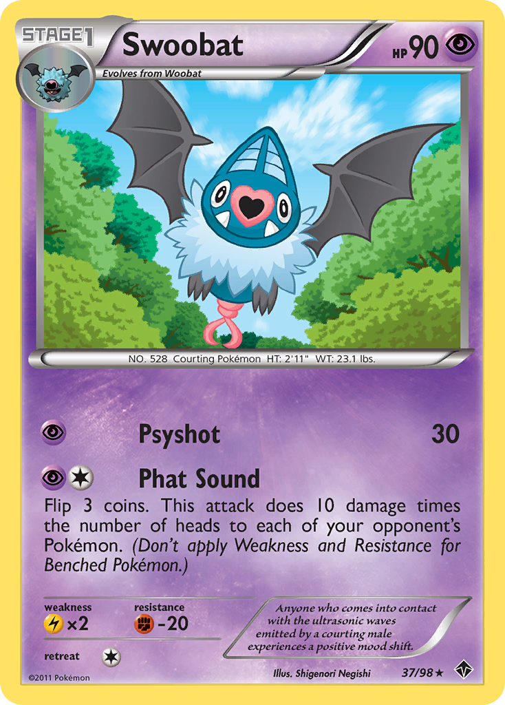 Swoobat (37/98) [Black & White: Emerging Powers] | Anubis Games and Hobby