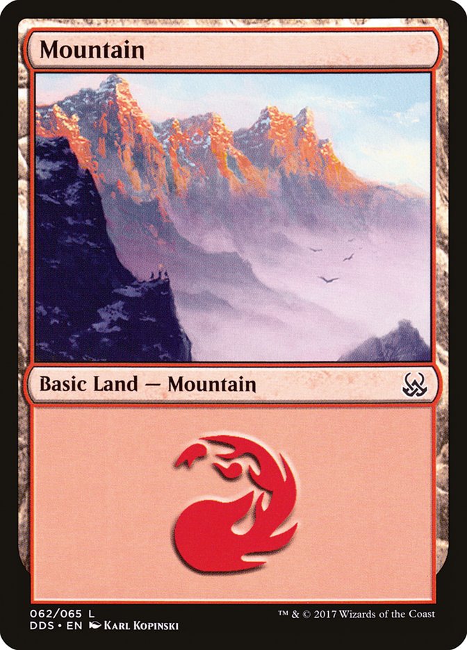 Mountain (62) [Duel Decks: Mind vs. Might] | Anubis Games and Hobby