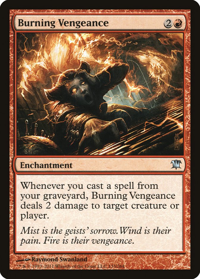 Burning Vengeance [Innistrad] | Anubis Games and Hobby