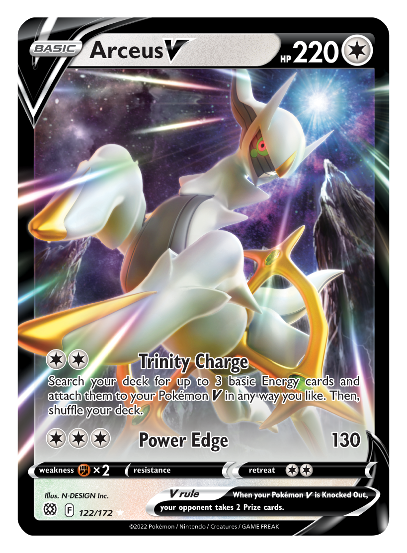 Arceus V (122/172) [Sword & Shield: Brilliant Stars] | Anubis Games and Hobby