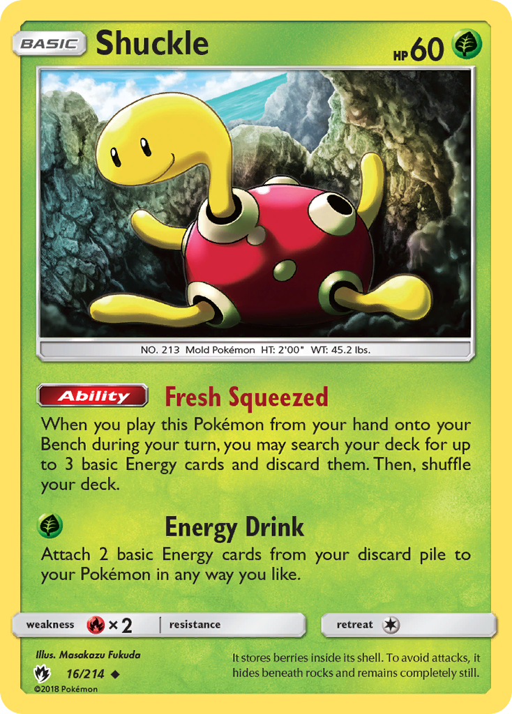 Shuckle (16/214) [Sun & Moon: Lost Thunder] | Anubis Games and Hobby