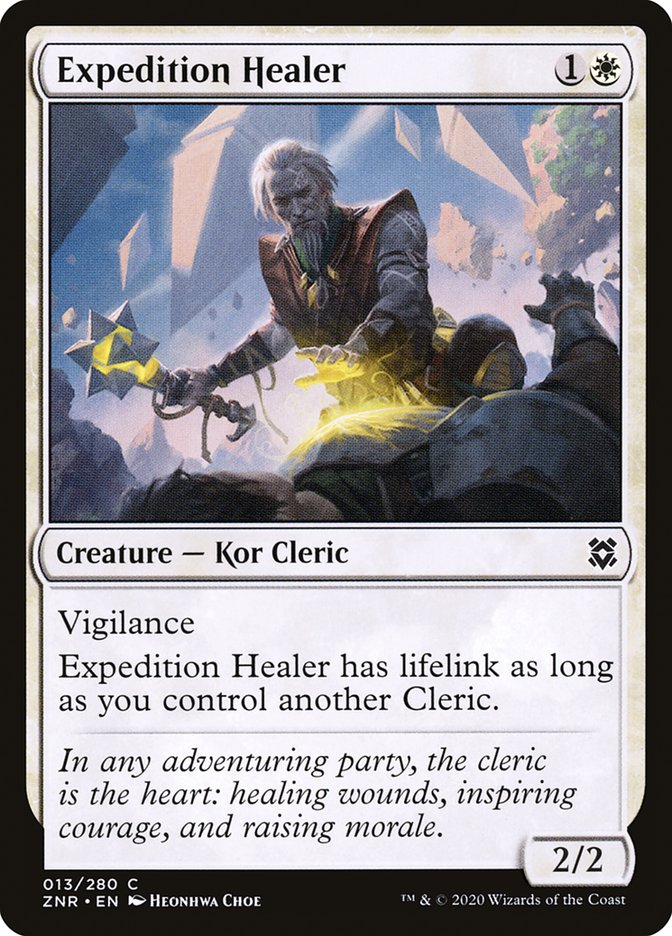 Expedition Healer [Zendikar Rising] | Anubis Games and Hobby