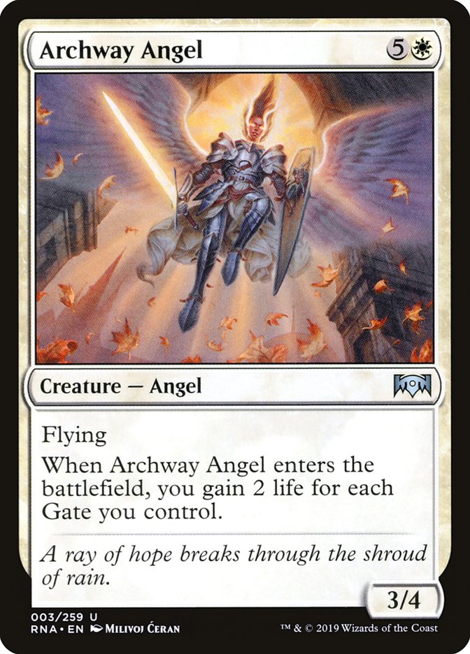 Archway Angel [Ravnica Allegiance] | Anubis Games and Hobby