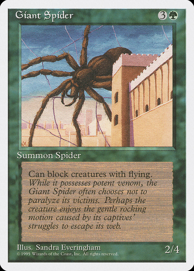 Giant Spider [Fourth Edition] | Anubis Games and Hobby