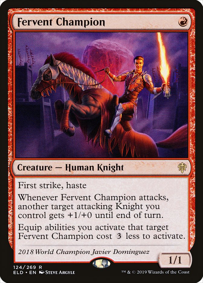 Fervent Champion [Throne of Eldraine] | Anubis Games and Hobby