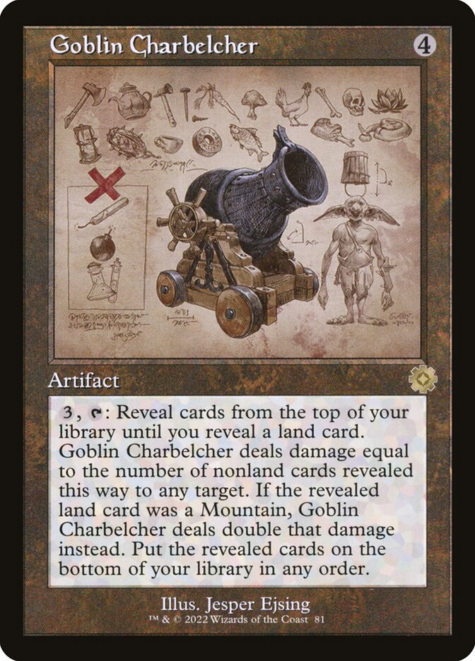 Goblin Charbelcher (Retro Schematic) [The Brothers' War Retro Artifacts] | Anubis Games and Hobby