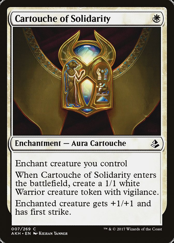 Cartouche of Solidarity [Amonkhet] | Anubis Games and Hobby