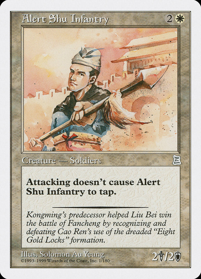 Alert Shu Infantry [Portal Three Kingdoms] | Anubis Games and Hobby