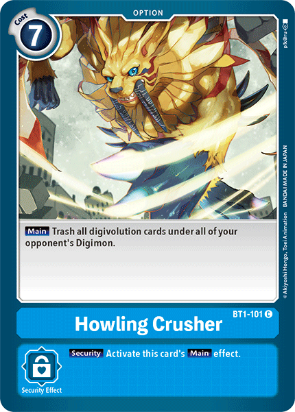 Howling Crusher [BT1-101] [Release Special Booster Ver.1.5] | Anubis Games and Hobby