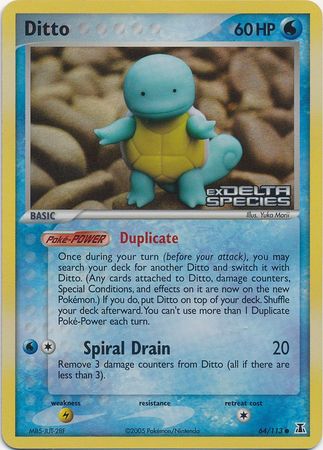 Ditto (64/113) (Stamped) [EX: Delta Species] | Anubis Games and Hobby