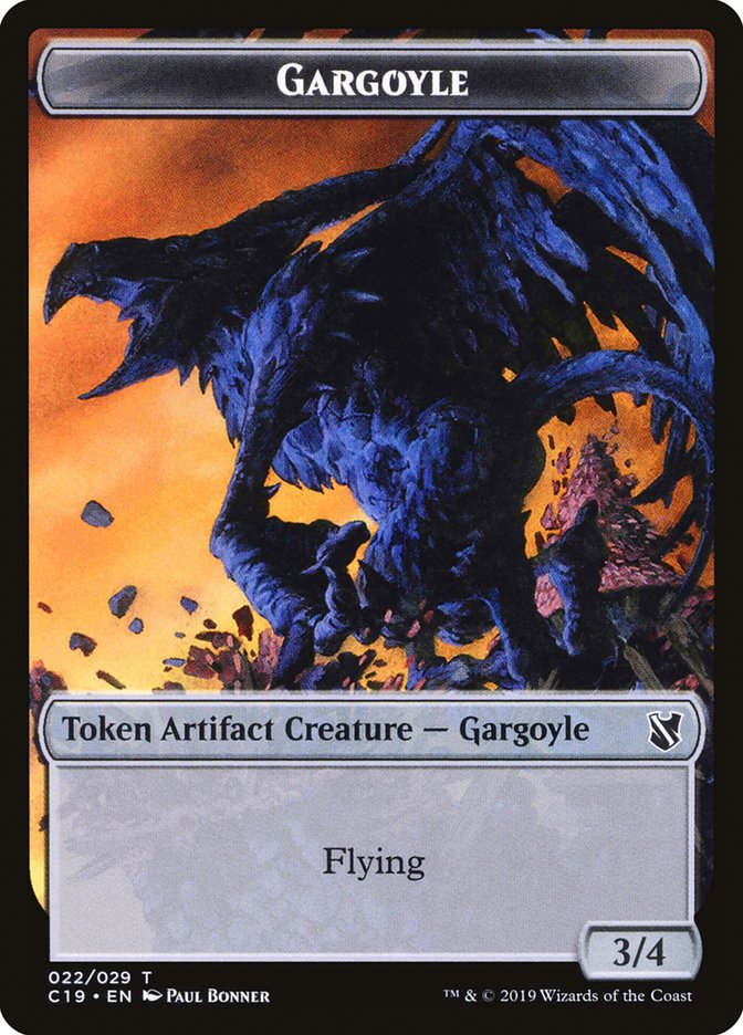 Gargoyle Token [Commander 2019 Tokens] | Anubis Games and Hobby