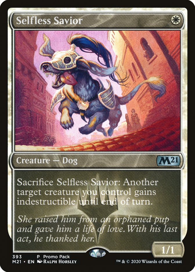 Selfless Savior (Promo Pack) [Core Set 2021 Promos] | Anubis Games and Hobby