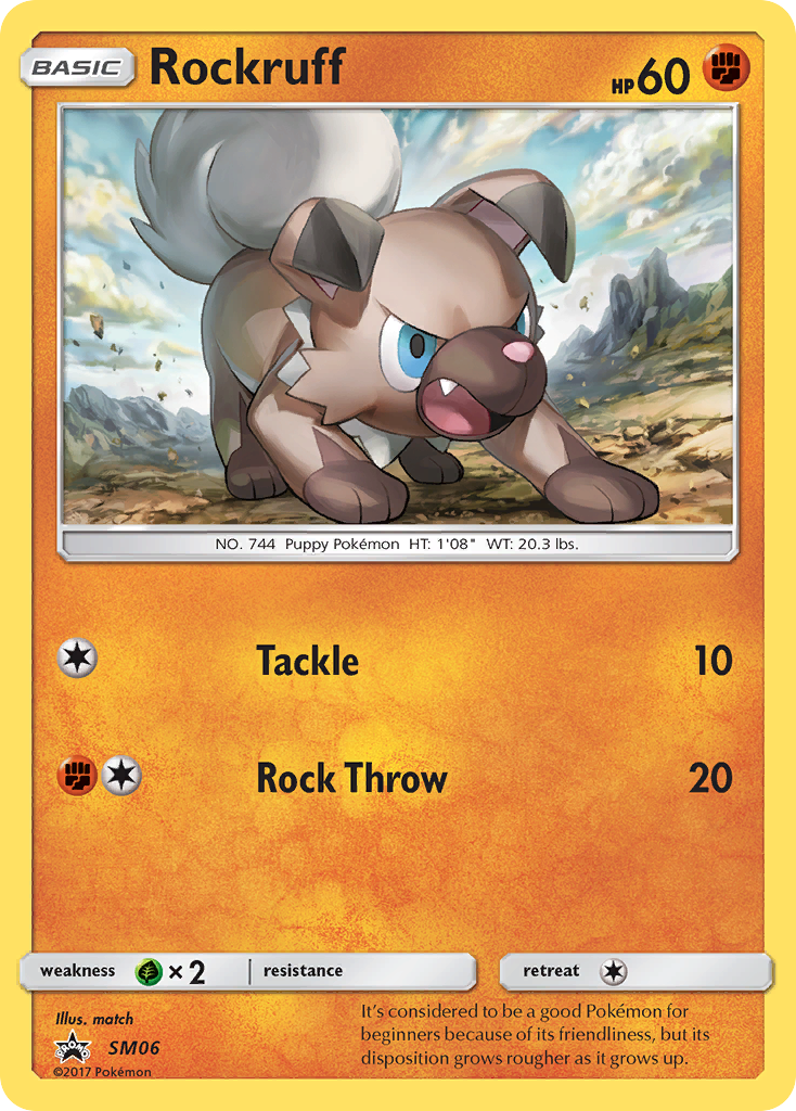 Rockruff (SM06) [Sun & Moon: Black Star Promos] | Anubis Games and Hobby