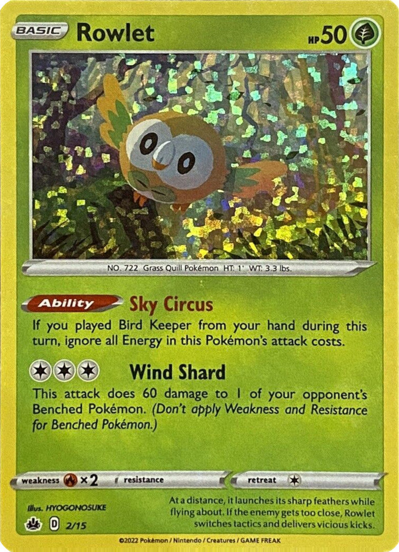 Rowlet (2/15) [McDonald's Promos: Match Battle] | Anubis Games and Hobby