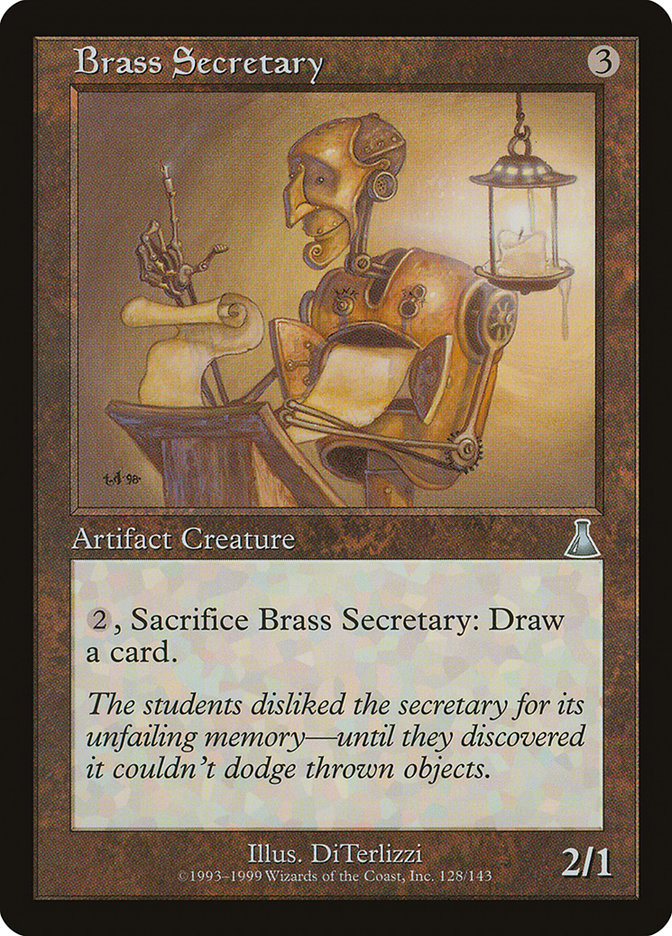 Brass Secretary [Urza's Destiny] | Anubis Games and Hobby