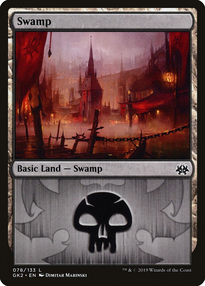 Swamp (78) [Ravnica Allegiance Guild Kit] | Anubis Games and Hobby