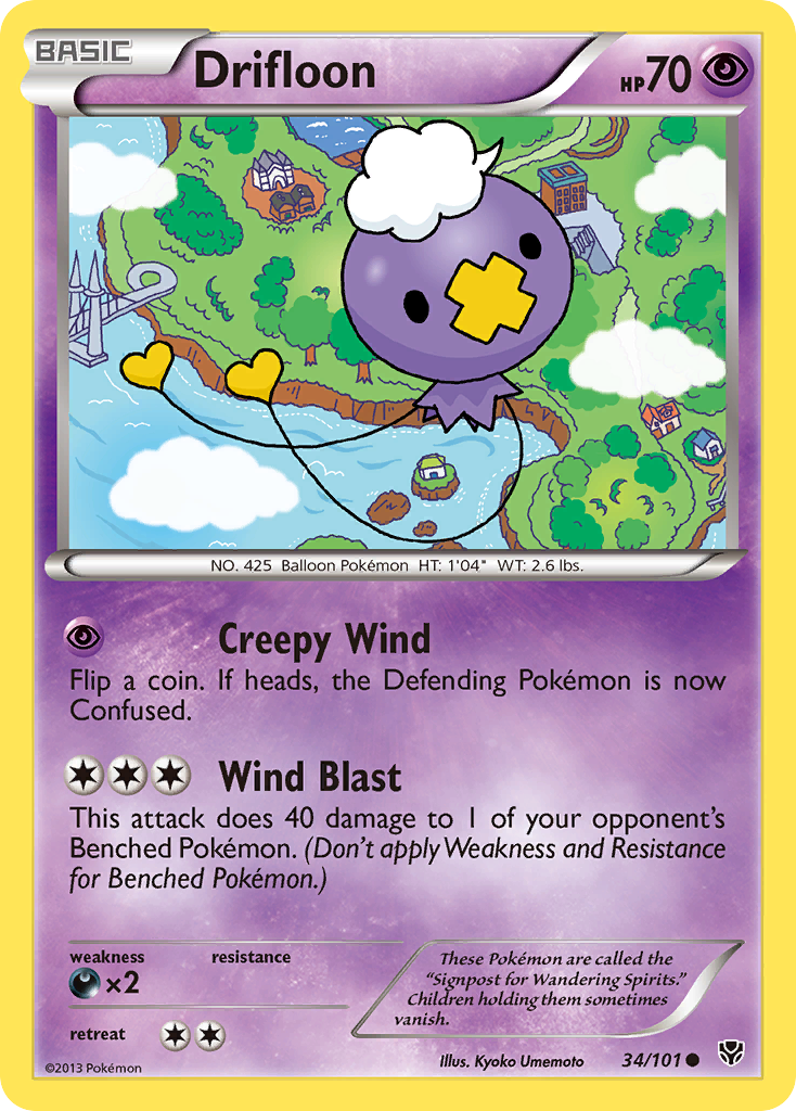 Drifloon (34/101) [Black & White: Plasma Blast] | Anubis Games and Hobby