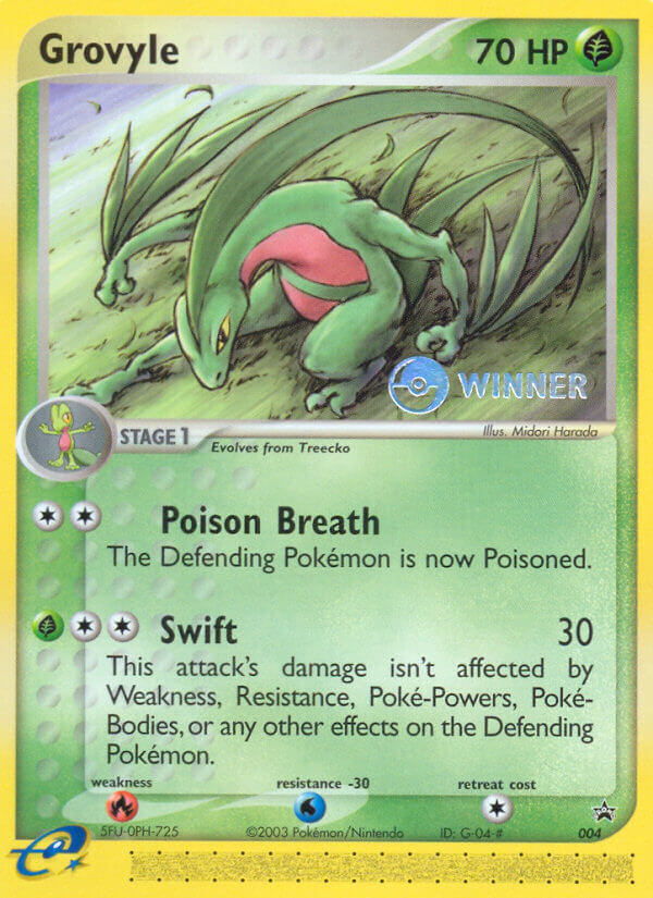 Grovyle (004) [Nintendo: Black Star Promos] | Anubis Games and Hobby