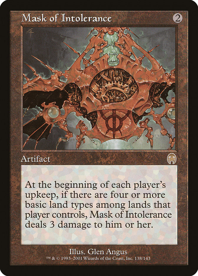 Mask of Intolerance [Apocalypse] | Anubis Games and Hobby