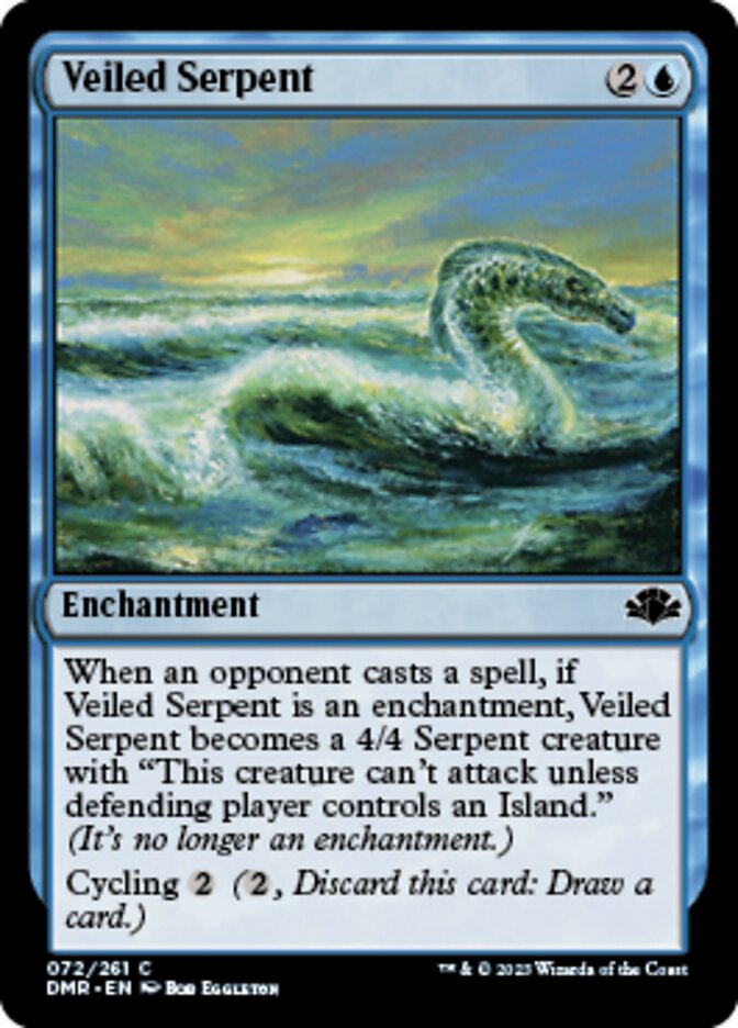 Veiled Serpent [Dominaria Remastered] | Anubis Games and Hobby