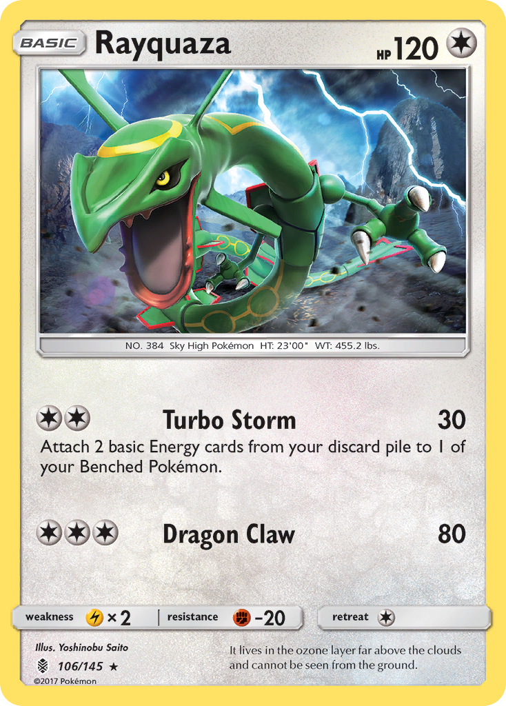 Rayquaza (106/145) [Sun & Moon: Guardians Rising] | Anubis Games and Hobby