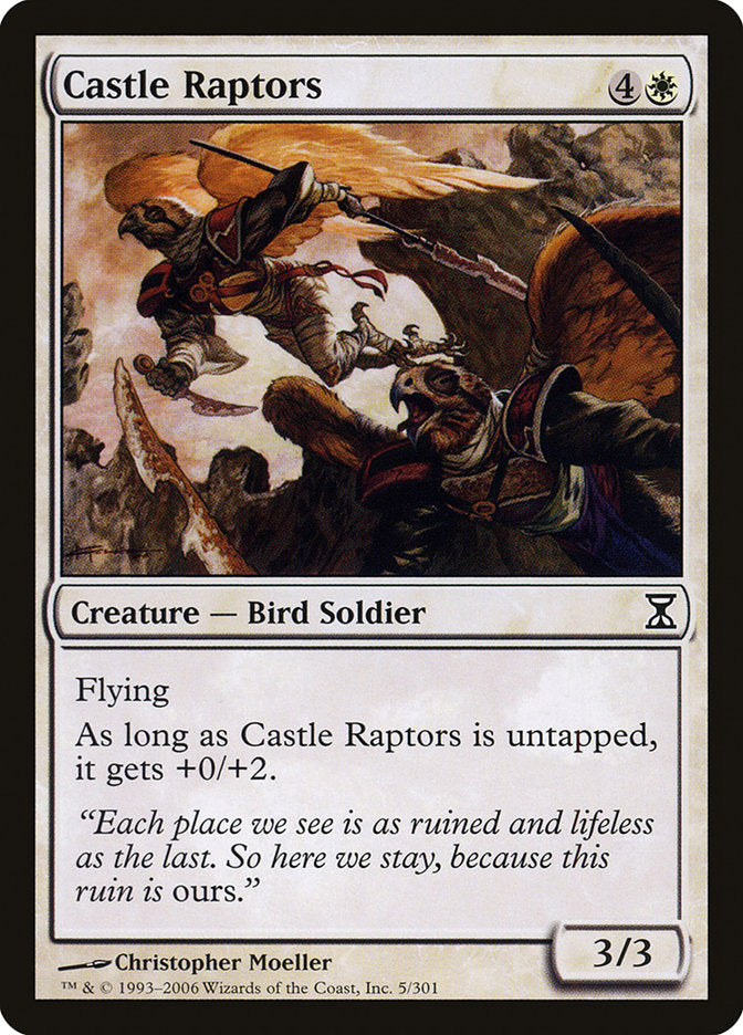 Castle Raptors [Time Spiral] | Anubis Games and Hobby