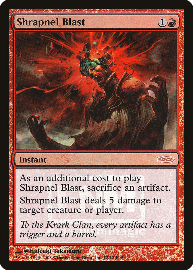 Shrapnel Blast [Friday Night Magic 2008] | Anubis Games and Hobby