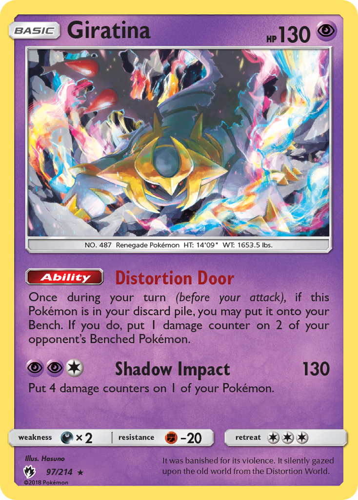 Giratina (97/214) [Sun & Moon: Lost Thunder] | Anubis Games and Hobby