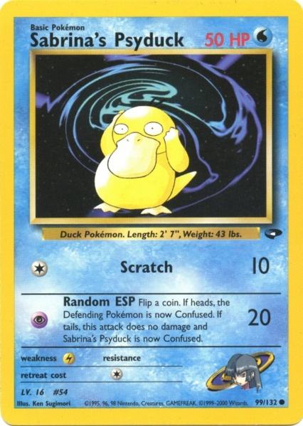 Sabrina's Psyduck (99/132) [Gym Challenge Unlimited] | Anubis Games and Hobby