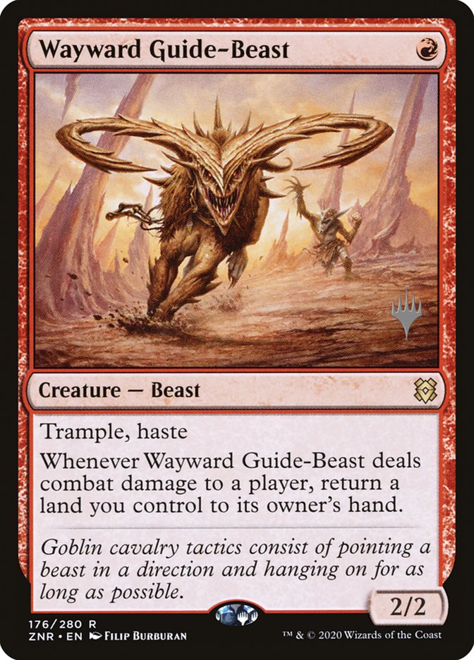 Wayward Guide-Beast (Promo Pack) [Zendikar Rising Promos] | Anubis Games and Hobby