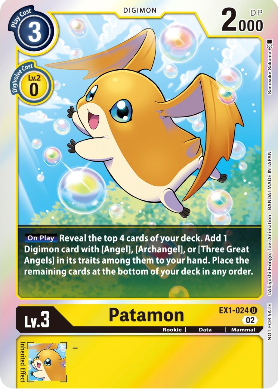 Patamon [EX1-024] (Official Tournament Pack Vol.8) [Classic Collection Promos] | Anubis Games and Hobby