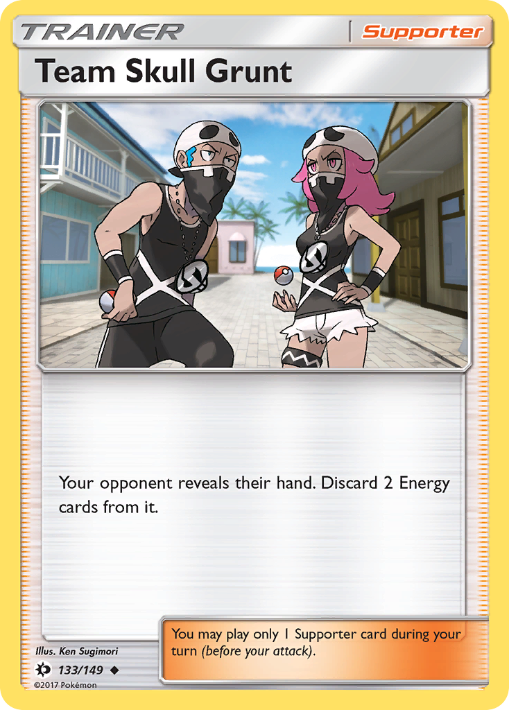 Team Skull Grunt (133/149) [Sun & Moon: Base Set] | Anubis Games and Hobby