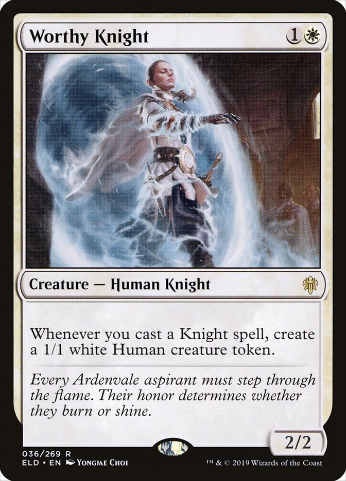 Worthy Knight [Throne of Eldraine] | Anubis Games and Hobby