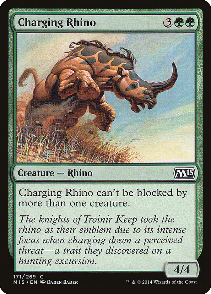 Charging Rhino [Magic 2015] | Anubis Games and Hobby